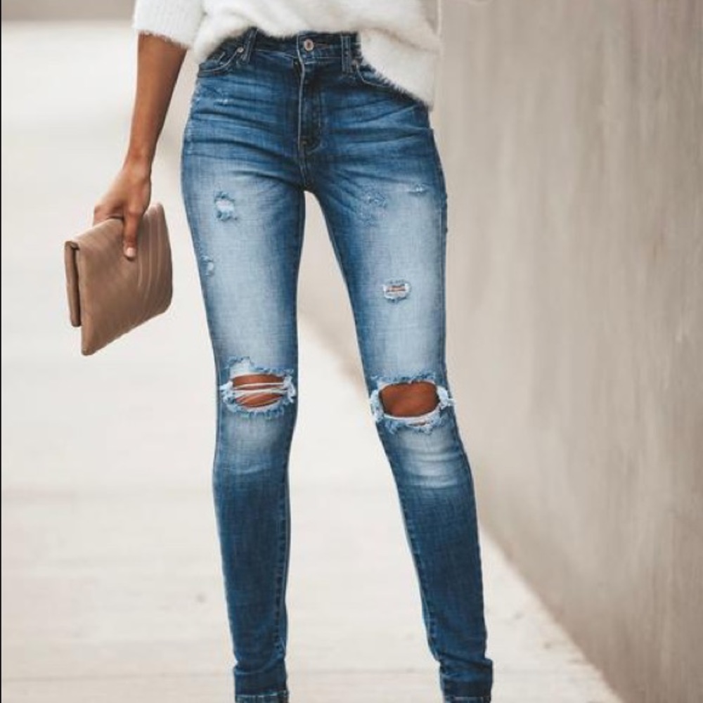 Kancan Distressed Skinny